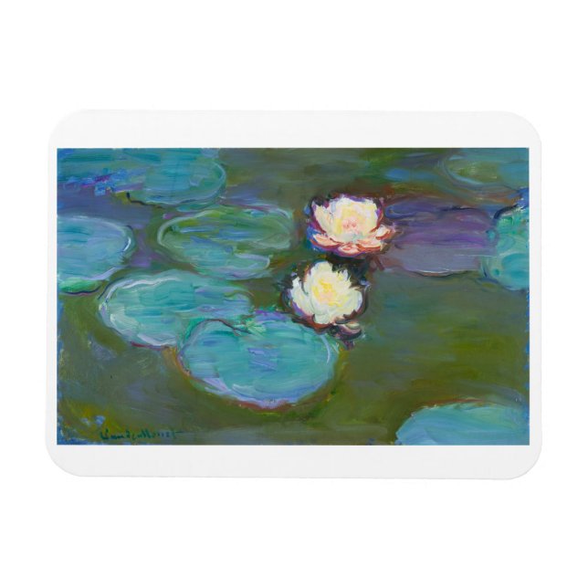 "NYMPHEAS, 19897-1898" VON CLAUDE MONET MAGNET (Horizontal)