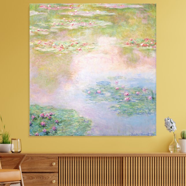 Nymphéas  leinwanddruck (Insitu (Wohnzimmer))