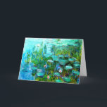 Nympheas von Claude Monet Notecard Karte<br><div class="desc">Nympheas von Claude Monet Notecard</div>