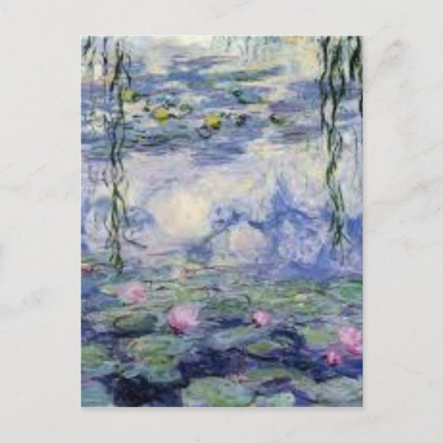 Nympheas von Claude Monet (Water Lilly) Postkarte (Vorderseite)