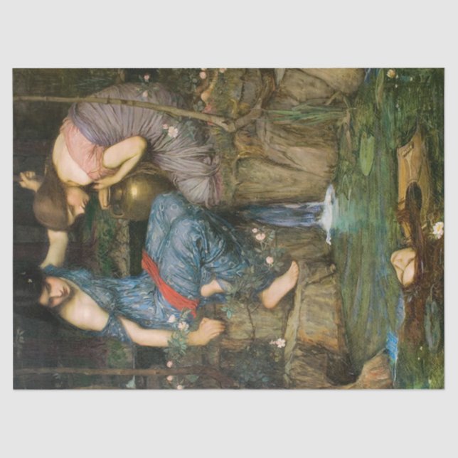 Nymphen finden Sie den Leiter von Orpheus Decoupag Seidenpapier (Vorderseite)