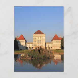 Nymphenburger Schloss bei Sonnenuntergang Postkarte