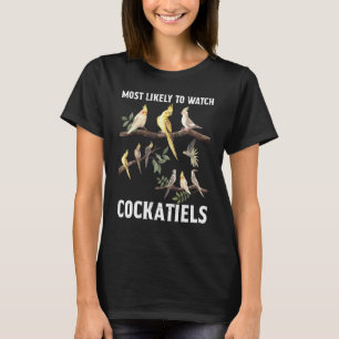 Nymphensittich Papagei Vogel Cool Nymphensittiche T-Shirt