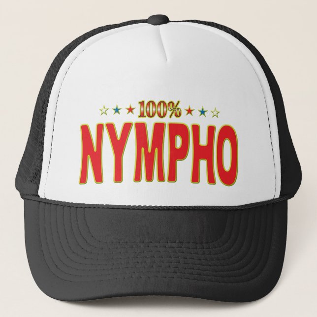 Nympho-Stern-Umbau Truckerkappe (Vorderseite)