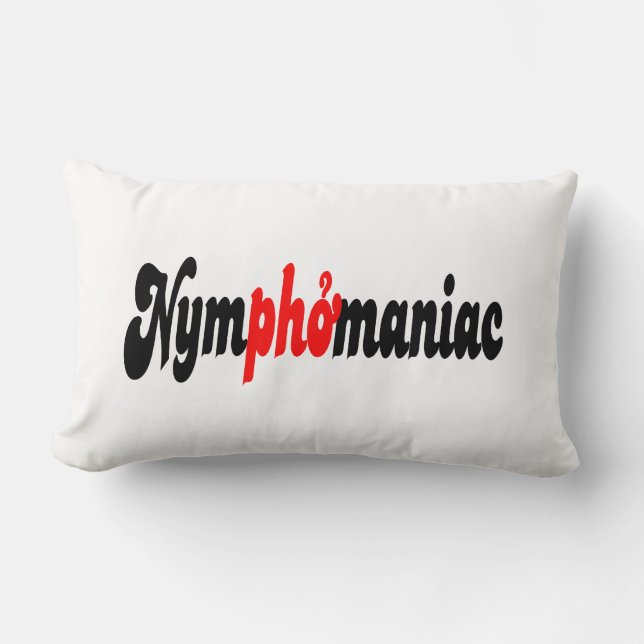 Nymphomanisch Lendenkissen (Vorderseite)