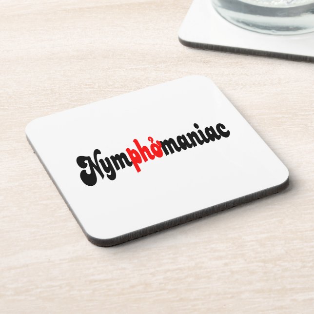 Nymphomanisch Untersetzer (Linke Seite)