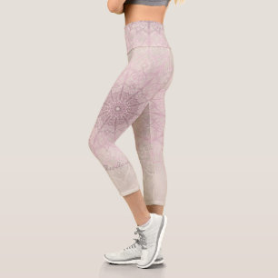 "Nymph's thigh" Mandala Capri Leggings