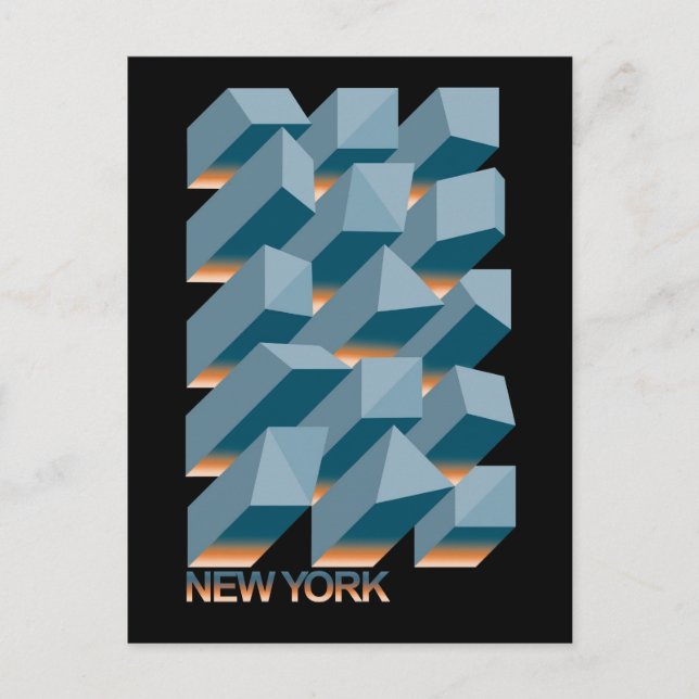 NYNY Broadway Post Card Postkarte (Vorderseite)