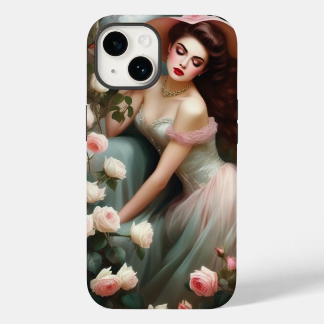 Nyra A Viktorianische Frau Case-Mate iPhone Hülle (Rückseite)