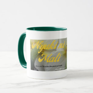 Nyuki Ni Mali (Bienen sind Reichtum) Tasse