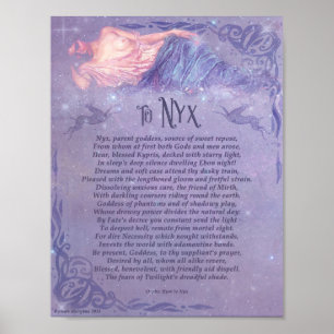 NYX - ANWEISUNG VON GEGENSEITIGEN POSTER