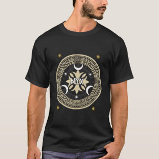 Nyx Goddess of Night Stars Antiker griechischer Me T-Shirt