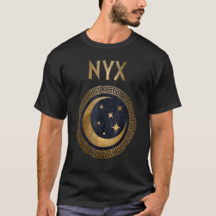 Nyx griechische Göttin des nächtlichen antiken Sym T-Shirt