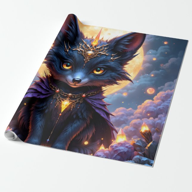 Nyx – Wächter des Mondlichts.  Geschenkpapier (Ungerollt)