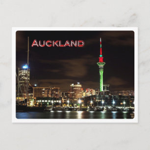NZ Auckland - Sky Tower - Postkarte