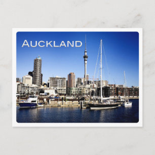 NZ Auckland - Sky Tower - Postkarte