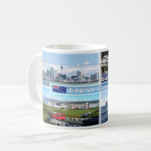 NZ Auckland Skyline - Wellington panorama - Kaffeetasse