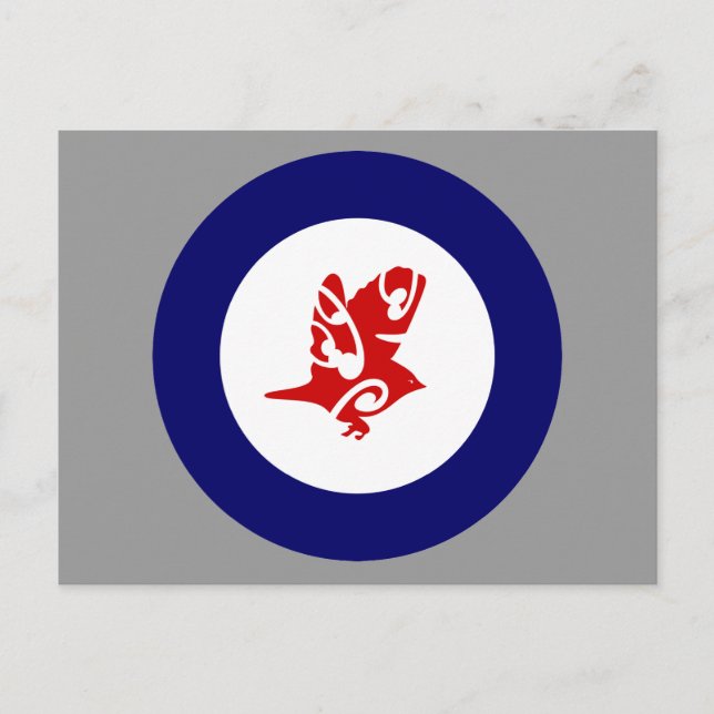 NZ bird Silvereye TAHUHOU Postkarte (Vorderseite)