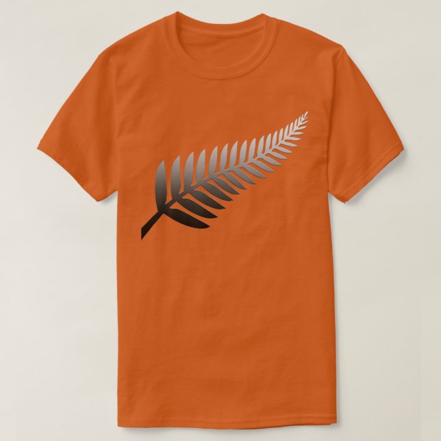 NZ Kiwi Silver Fern für Kiwis T-Shirt (Design vorne)