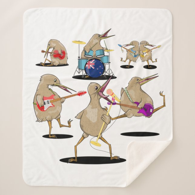 NZ Music Kiwi Band Sherpadecke (Vorderseite)