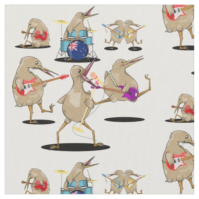 NZ Music Kiwi Band Stoff (Nahaufnahme)