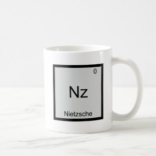 Nz - Nietzsche Funny Element Chemistry Symbol T-Sh Tasse