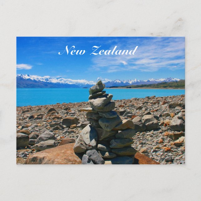 Nz Rocks Postkarte (Vorderseite)