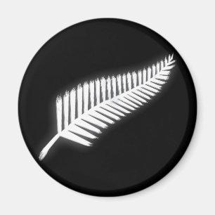 NZ Silver Fern National Emblem Patriotic Magnet
