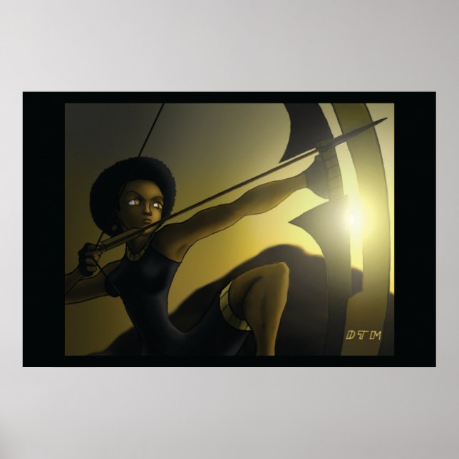 Nzinga Queen Archer Poster (Vorne)