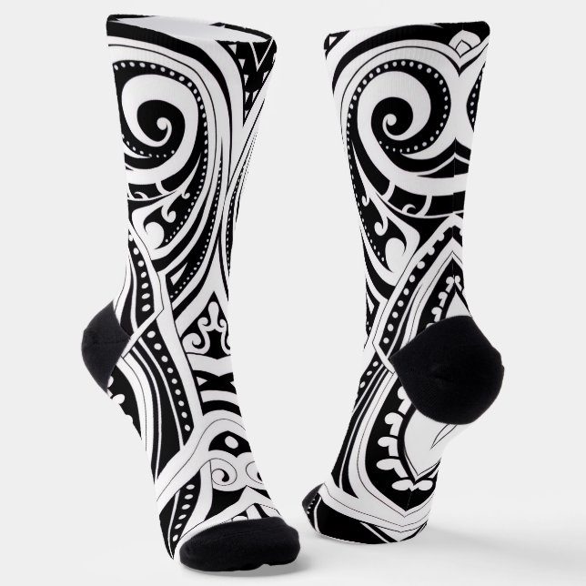 NZKULTURE Socken einzigartiges Māori-Design (Gewinkelt)
