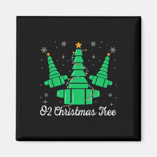 O2 Weihnachtsbaum Atemtherapeut Xmas Light Magnet