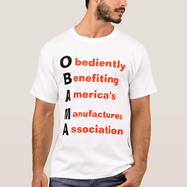 O B A.M.A T-Shirt (Vorderseite)
