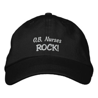 O.B. Nurses Rock! Bestickte Baseballkappe