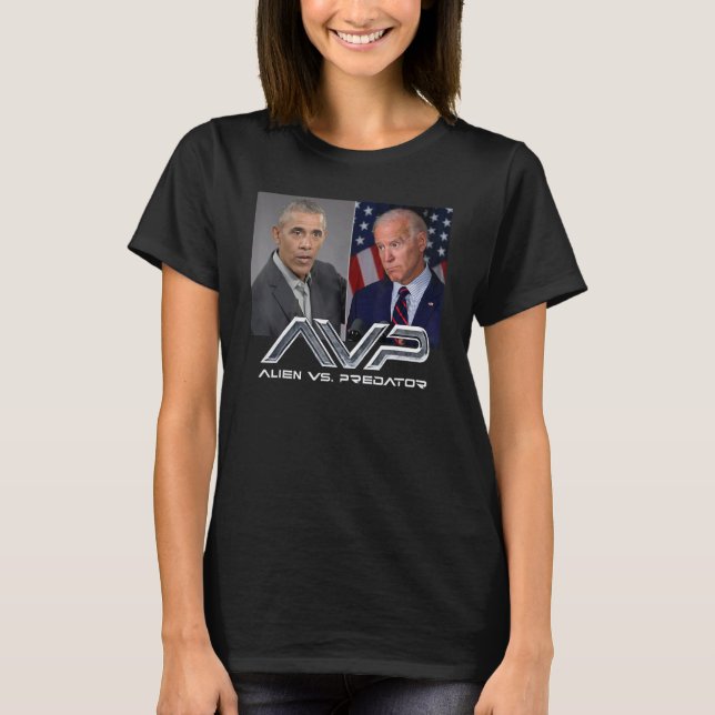 O Bama B Iden Avp Alien Vs P Redator T-Shirt (Vorderseite)
