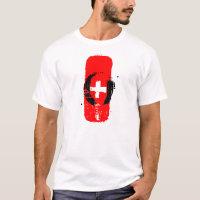 O+ Blut-Art weißer Mann-T-Shirt