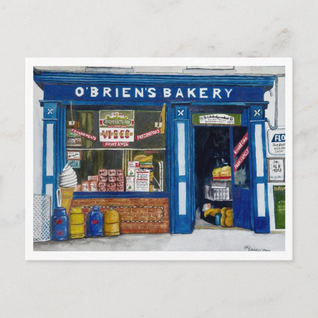 O´Brien ` s Bäckerei Postkarte (Vorderseite)
