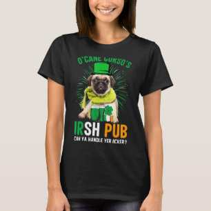 O Cane Corso S Irish Pub Funny Mops Dog St Patrick T-Shirt