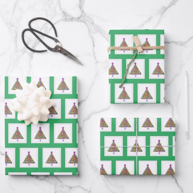 O Christmas Tree Geschenkpapier Set (Vorderseite)