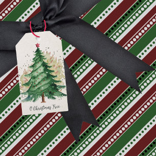 O Christmas Tree Vintag Geschenkanhänger