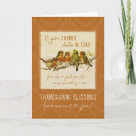 O danke, dass er gut ist - Erntedank Feiertagskarte