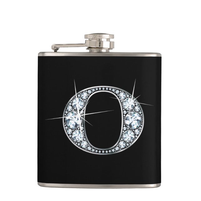 O "Diamond Bling"-Flasche Flachmann (Vorderseite)