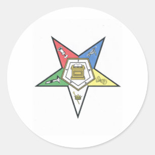 O.E.S. Produkte Runder Aufkleber