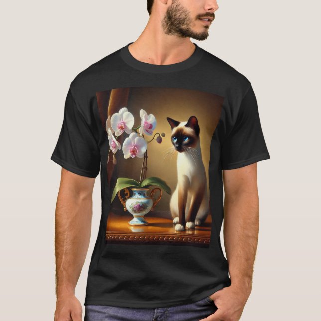 "O Encanto Felino: Guardiões de Mistérios camiseta T-Shirt (Vorderseite)