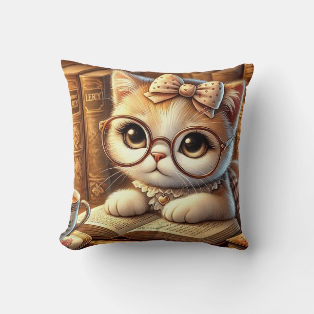 "O Encanto Felino: Guardiões de Mistérios e Carinh Kissen (Vorderseite)