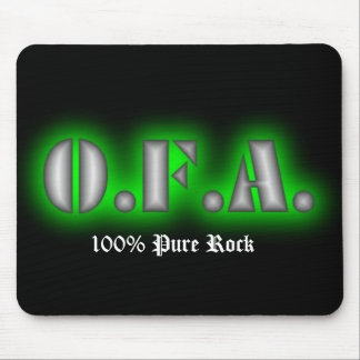 O.F.A. 100% reines Mousepad (Schwarzes)