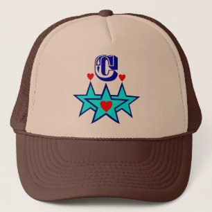 Ō" Fabulous Initial C strucker Hat" ╝ Truckerkappe