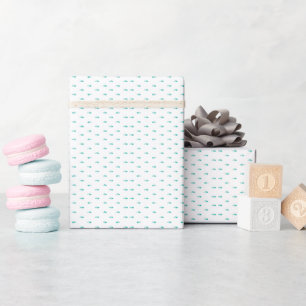 O-Fisch-allein Angeltag 1. Junge Geburtstag Geschenkpapier