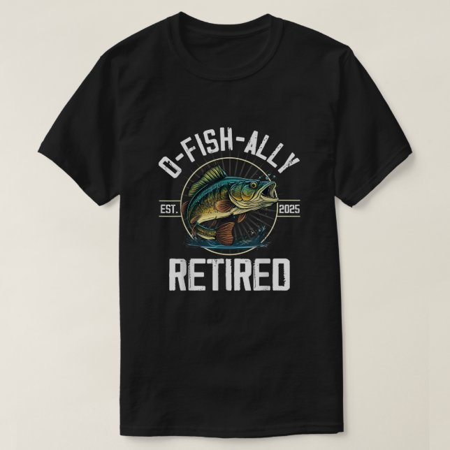 O-Fisch-alliierte Rentner 2025 T-Shirt (Design vorne)