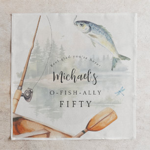 O-Fisch-ally Angel-Fisch Geburtstagsfeier Serviette