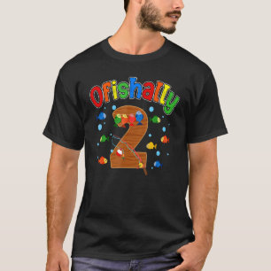 O Fisch Ally Ein Geburtstagsoutfit 2 Jahre Altes K T-Shirt
